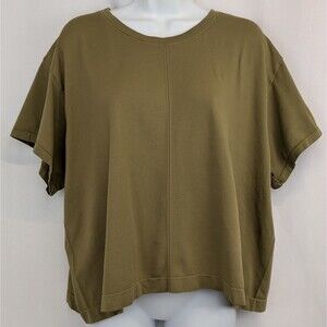 All In Motion Green Boxy Fit Short Sleeve Crew Neck Athletic T-Shirt Size XXL